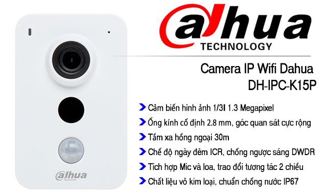 bán Camera IP Wifi Dahua DH -IPC-K15P 1.3 Megapixel tại quy nhơn (3)