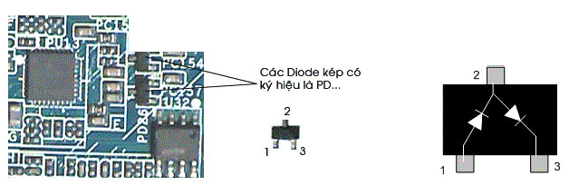 Diode kép trên main máy tính